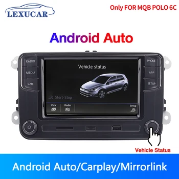CSAK VW MQB POLO 6C esetén Android Auto MIB Carplay autórádió képernyővel Jármű állapota MirrorLink multimédiás navigáció