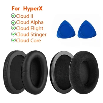 Csere fülpárnák Fülpárnák HyperX Cloud II fejhallgatókhoz Fülvédő Fokozza a jobb hangélményt Fülpárnák