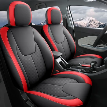 Custom Fit autós kiegészítők Üléshuzatok Kiváló minőségű bőr kifejezetten a Chery Tiggo 3X számára, elöl és hátul teljes készlettel
