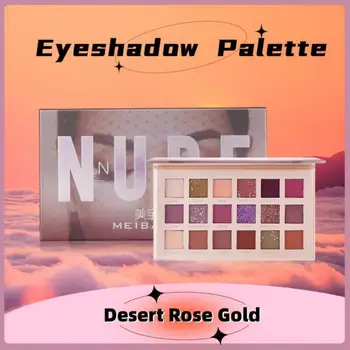 Desert Rose Gold szemhéjfesték gyöngyházfényű matt csillogó szemhéjpúder paletta hosszan tartó vízálló smink szemhéjpúder fényes raklap