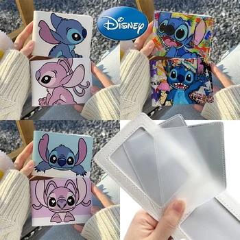 Disney öltés kártyatartó rajzfilm anime vezetői engedély dokumentumok személyi igazolvány borítója PU bőr kártyatáska női érme pénztárca pénztárca ajándék