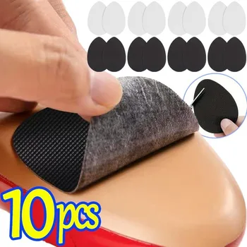 Fekete átlátszó csúszásmentes cipőtalpvédő Magas sarkú szandál kopásálló külső talpbetét gumi matt szőnyeg Cipő alsó matricák