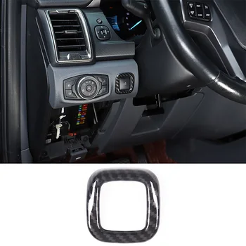 Ford Ranger 2022 ABS karbon textúra stílus autó belső motorháztető kapcsolókeret dekoratív matrica belső fröccsöntő kiegészítők