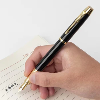 Fém Kiváló minőségű üzleti iroda Signature toll Diákíró töltőtoll Iskolai irodai írószer ajándék tinta toll