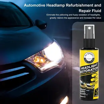  fényszóró bevonat spray tartós és UV-álló fényszóró polírozó spray és folyékony autó fénytisztító és helyreállító