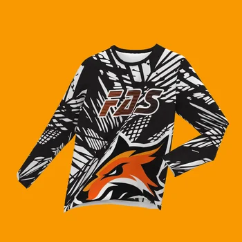 Férfi lesikló mez Mountain Bike MTB pólók Offroad DH motorkerékpár mez Motocross Sportruházat Versenykerékpár ruházat FOX TELEYI