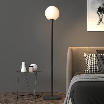 Függőleges hálószoba állólámpa minimalista nappali lámpa Luxus állólámpa éjjeli lámpa Stílusos saroklámpa meleg környezet fény