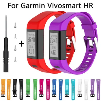 Garmin Vivosmart HR óraszíj csere szilikon sport csuklópánthoz Vivosmart HR okosóraszíjakhoz szerszámkészletekkel