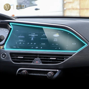 Geely Tugella PHEV FY11 2018-2023 számára Autó belső konzol Rádió képernyőálló film Edzett üveg GPS navigáció Film felújítás