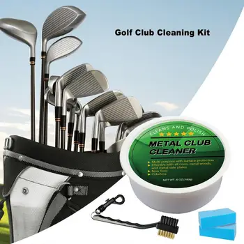 Golf Club tisztító eszköz Golf tisztító Golf Clean szerszámkészlet Golf Club Groove tisztító lengyel balzsam Golf szerszámkészletek minden golfvasalóhoz