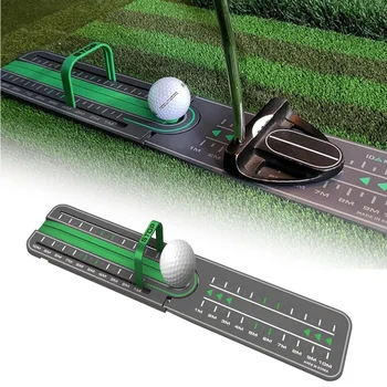 Golf Putting Green Mat Golf Precision Mini Put Training segédeszközök Golf kiegészítők Távolsági fúrógyakorlat