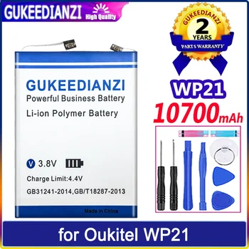 GUKEEDIANZI Akkumulátor WP21 (S105) 10700mAh Oukitel WP21 Batteria