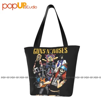 Guns N Roses Commute Handbage Hordozható bevásárlótáska Vásárlói pénztárcák