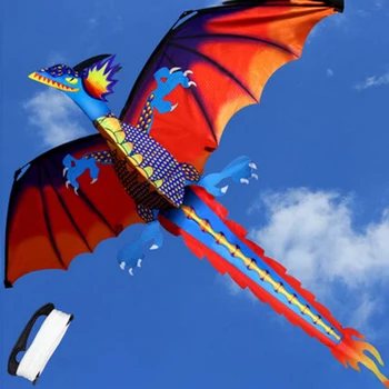 Gyermek sárkány 3D Dragon100M Egysoros farokkal Kültéri sportok Szórakoztató játék Család Szülő-gyermek interakció Szivárvány sárkány
