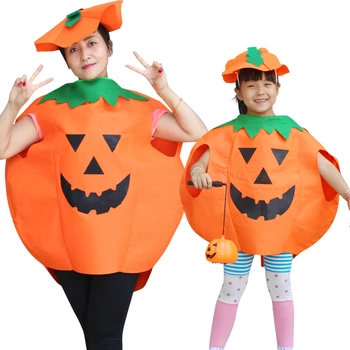 Halloween narancssárga tökköpeny cosplay boszorkány boszorkány varázslónő jelmezek Karnevál Purim Szerepjáték Parti ruha Felnőtt gyerekek