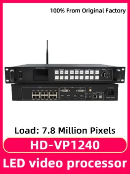 HD-VP1240 színes LED kijelző képernyő Videoprocesszor 2 az 1-ben szinkron rendszervezérlő USB lejátszás