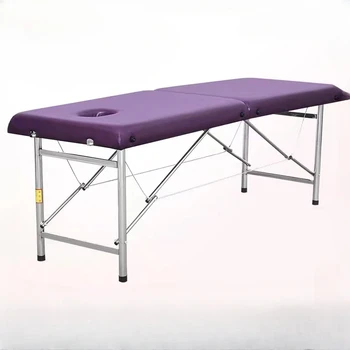 Hordozható szempilla masszázs ágy szépségvizsgálat fém speciális masszázságy gyúrt orvosi Mesa De Masaje szépségápolási bútor BL50AM