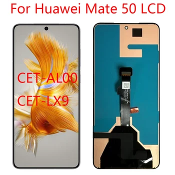 Huawei Mate 50 LCD érintőképernyős kijelző digitalizáló szerelvényhez Huawei Mate 50 CET-AL00, CET-LX9 LCD készülékekhez