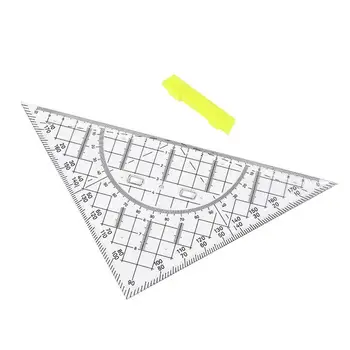 Háromszög vonalzó rajzoláshoz Háromszög geometria rajzoló eszközök 22cm matematikai szögmérő iskolai vonalzó patchwork varrás vágáshoz