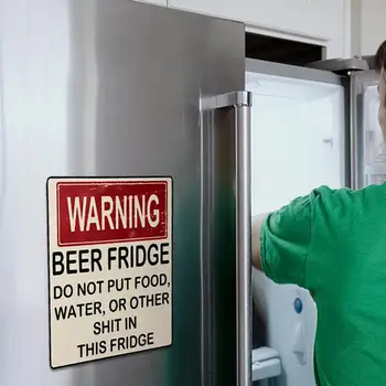 Hűtőszekrény mágnes kreatív vintage sör témájú hűtőmágnes jel otthoni konyhai bárdekorációkhoz