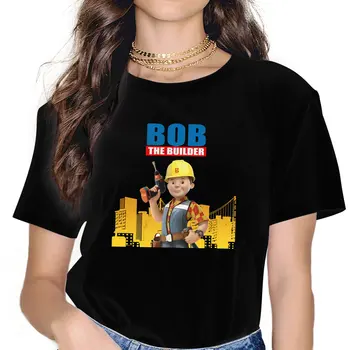 I Can Fix It női pólók Bob The Builder Humor Pólók Rövid ujjú kerek galléros póló Ajándékötlet ruhák
