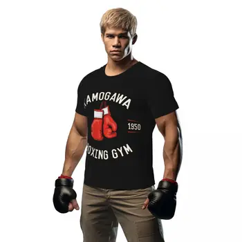 Kamogawa Boxing Gym póló Hajime no Ippo KBG Fashion Gym pólók Rövid ujjú légáteresztő póló Nyári vintage nagy méretű felsők
