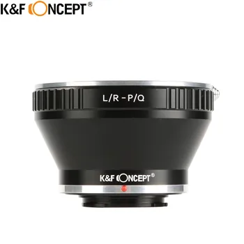 K&F CONCEPT L/R-P/Q fényképezőgép bajonett adapter gyűrű állvánnyal Leica R bajonettes objektívhez Pentax Q-S1 Q10 Q7 Q DSLR fényképezőgép vázához