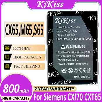 KiKiss akkumulátor CX65,M65,S65 800mAh Siemens CXI70,CXT65,CXT70,CXV65,CXV70,M65,M75,M8,S65,S65V,S66,S75,SK65,SP65