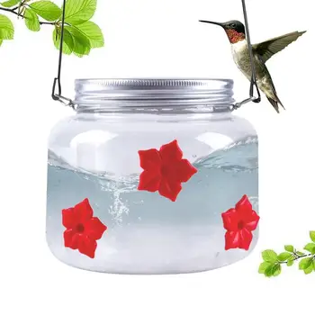 Kolibri adagoló műanyag madár vízadagoló palack tartós virágvas horog madáretető madár kisállat kellékekhez Vad madárkert