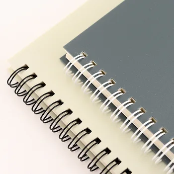 koreai kreatív PP borító tekercs notebook írószer B5 A5 48K jegyzettömb kézi főkönyvtervező napló Vízszintes vonalak az oldalakon belül