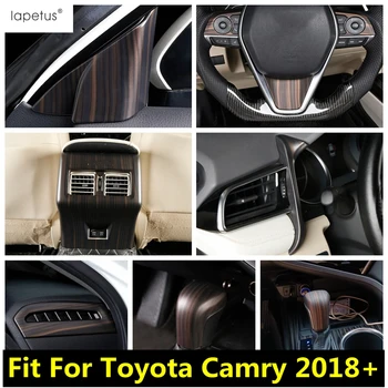 Kormánykerék / műszerfal levegő AC szellőzőnyílás / sebességváltó fej / kartámasz doboz burkolat burkolat tartozékok Toyota Camry 2018 - 2023