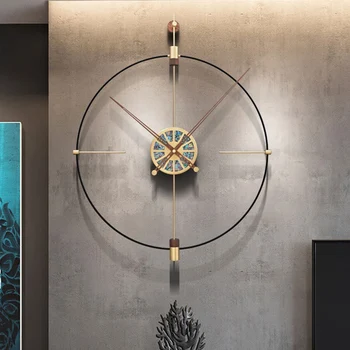 Kreatív csendes falióra Modern design Nagy dekoratív kerek falióra Szokatlan szobadekoráció Reloj pared belsőépítészet