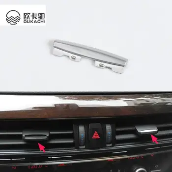 Krómlemez légkondicionáló szellőzőnyílás váltóelem kimeneti kártya pad klip szélirány beállítása Plectrum BMW X5 X6 F15 F16 számára