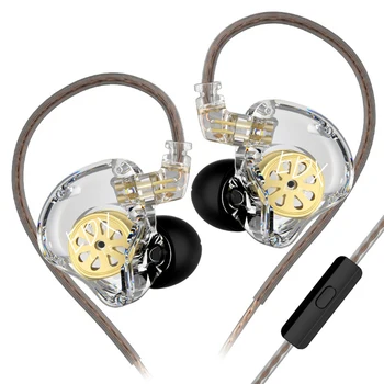 KZ EDX Lite dinamikus HiFi vezetékes fülhallgató eredeti Sport futás fülbe helyezhető fejhallgató sztereó zajszűrő zenei fülhallgató
