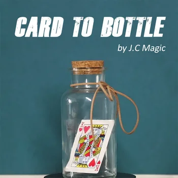 Kártyáról palackra J.C. Mágikus trükkök Bűvész Bűvész közelről Sreet illúziók Trükkök Mentalizmus kellékek A kiválasztott kártya megjelenik a Bottle Magia-ban
