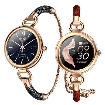 Lady Smart Watch strassz lánc Smartwatch nőknek 1.09