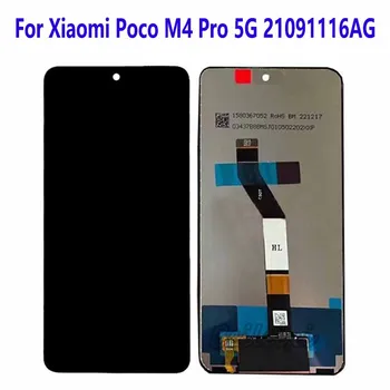 LCD kijelző érintőképernyős digitalizáló szerelvény Xiaomi Poco M4 Pro 5G 21091116AG MZB0BGVIN