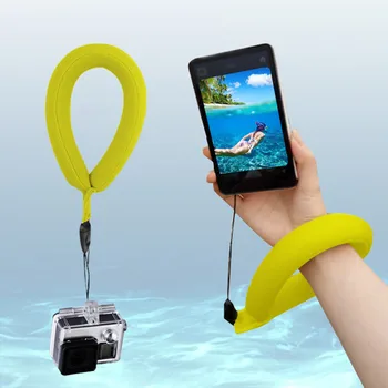 Lebegő csuklópánt vízálló kamera Univerzális, élénk színű hab kamerához Mobiltelefon könnyű úszómedence úszó