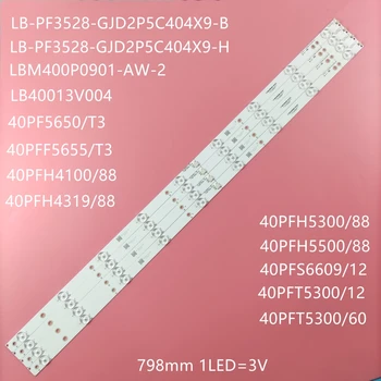 LED háttérvilágítású szalagok BDM4065UC 40PFT5300/12 40PFT4509/60 40PFT5300 rudak GJ-DLEDII P5-400-D409-V7 Szalagok Vonalzók 2K15-D2P5-395