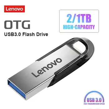 Lenovo 2TB USB 3.0 flash meghajtó 1T Pen meghajtóB 256GB interfész USB Stick mobiltelefon számítógép Flash meghajtó USB flash memóriakártya