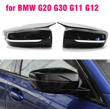 LHD szénszálas oldalsó visszapillantó tükörfedél BMW 3 5 G11 G20 330i 330d 340i G30 530d 530i 520d 525i G32 2019 2020
