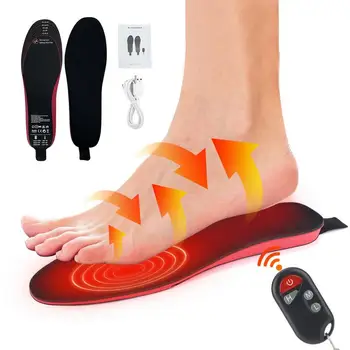 Lábfűtés Elektromos újratölthető lábmelegítők Li-ion akkumulátor Fűtött cipőtalpbetét Elektromos talpbetét síeléshez, vadászathoz, kempingezéshez