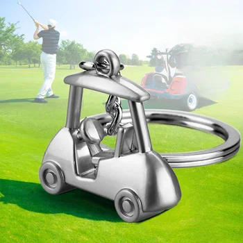 mini Golfkocsi ajándék Kulcstartó golf kiegészítők fiúnak, gyereklánynak, tinédzsernek golfklub