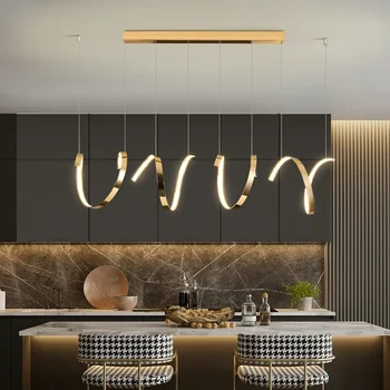 Modern LED függő lámpa Csillár nappalihoz Étkező Konyha sziget Luxus szabálytalan függő lámpa világítótest csillogás