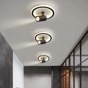 Modern LED mennyezeti lámpa Észak-Európa állítható szögű spotlámpa Nappali hálószoba előszoba ruhatár Ruházati üzlet világítás