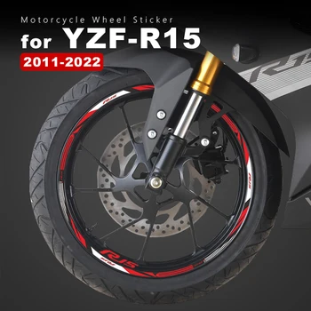 Motorkerékpár kerék matricák vízálló felni matricák Yamaha R15 V4 V3 V2 tartozékokhoz 2011-2023 2022 2021 2020 2016 2015 2014 2013