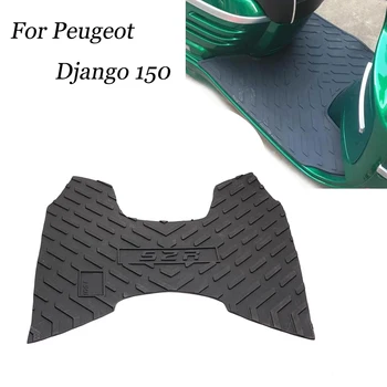 Motorkerékpár lábtámasz gumi lábpárnák Pedálbetét módosított szőnyeg Peugeot Django 150 fekete