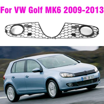 Módosított ködlámparács méhsejt lyukakkal ABS hálós kialakítás Első alsó rács cseréje VW Golf 6 VI-hoz 2009-2013