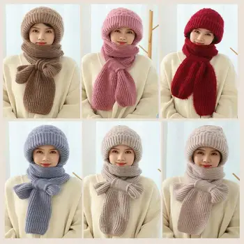 Mókus pehely kötött sapka divatos puha szélálló kalapsál fülvédelemmel nőknek Férfiak meleg téli ajándék a családnak
