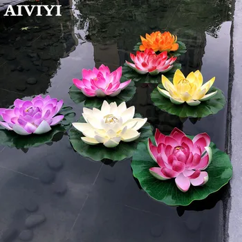 Művirág lótusz tavirózsa tó hal tartály dekoráció virág templom környezetvédelem Szimuláció